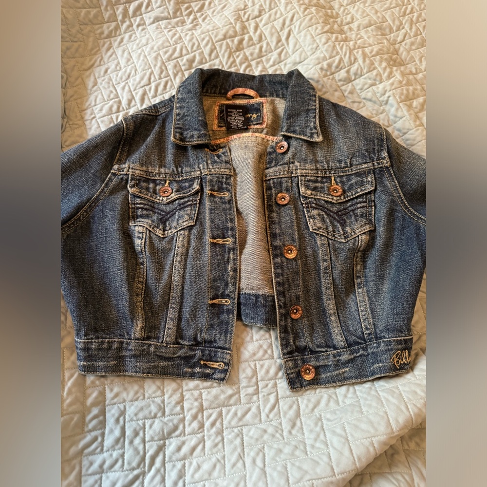 Billabong cropped Jean jacket